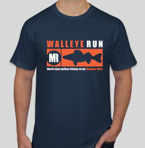 Maumee River Walleye Run T-Shirt
